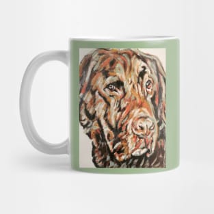 chocolate Labradore retriever dog Mug